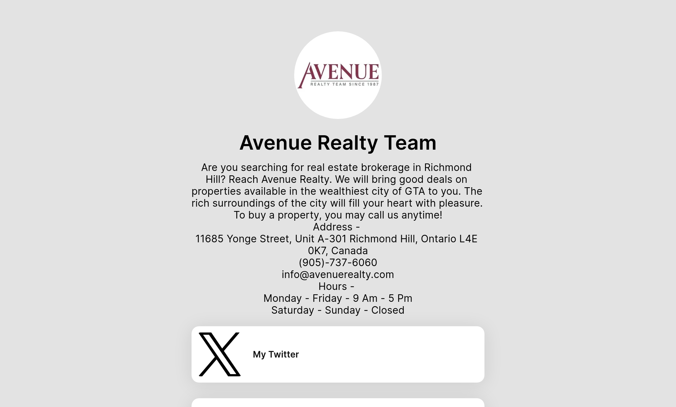 Avenue Realty Team's Flowpage