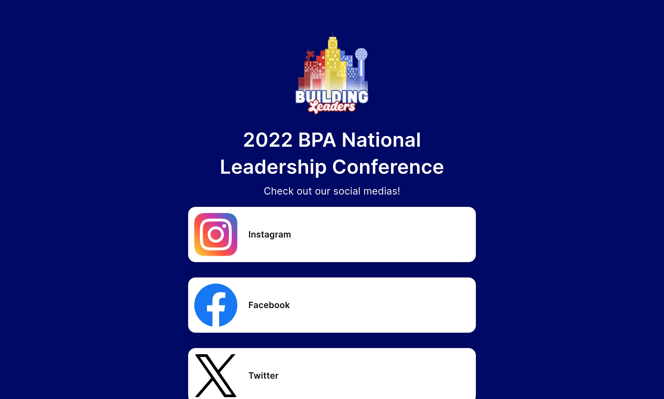 2022 BPA National Leadership Conference's Flowpage