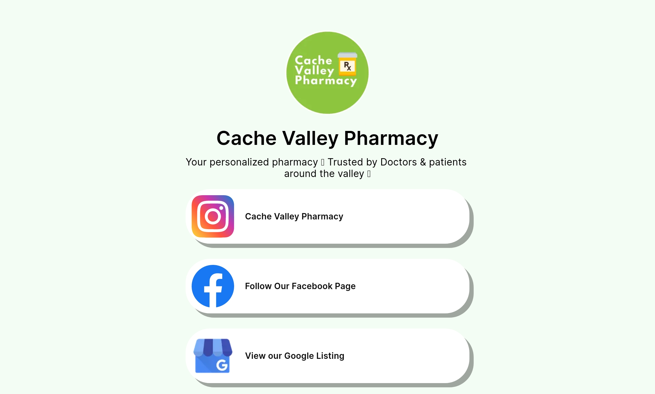 Cache Valley Pharmacy's Flowpage