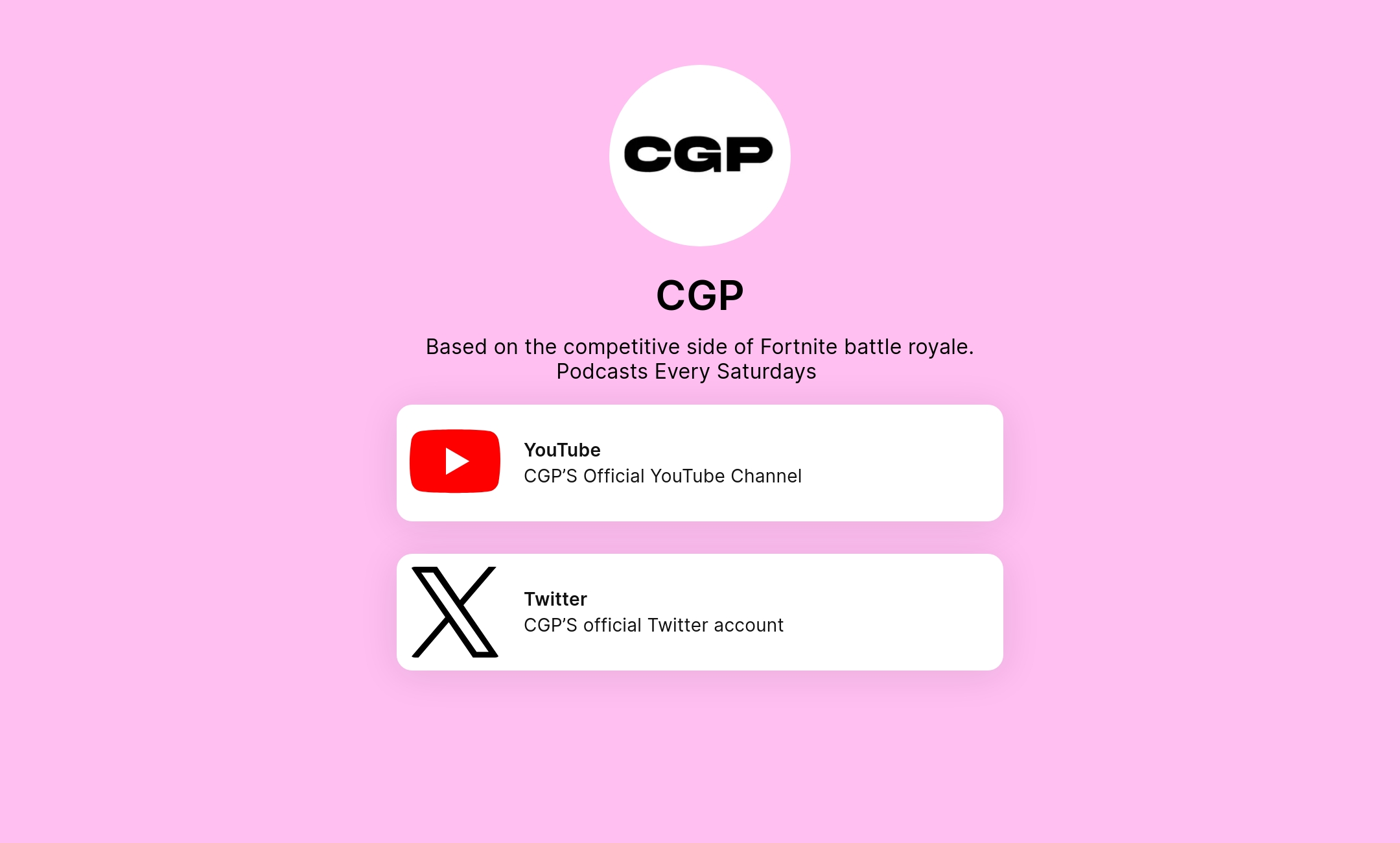 CGP's Flowpage