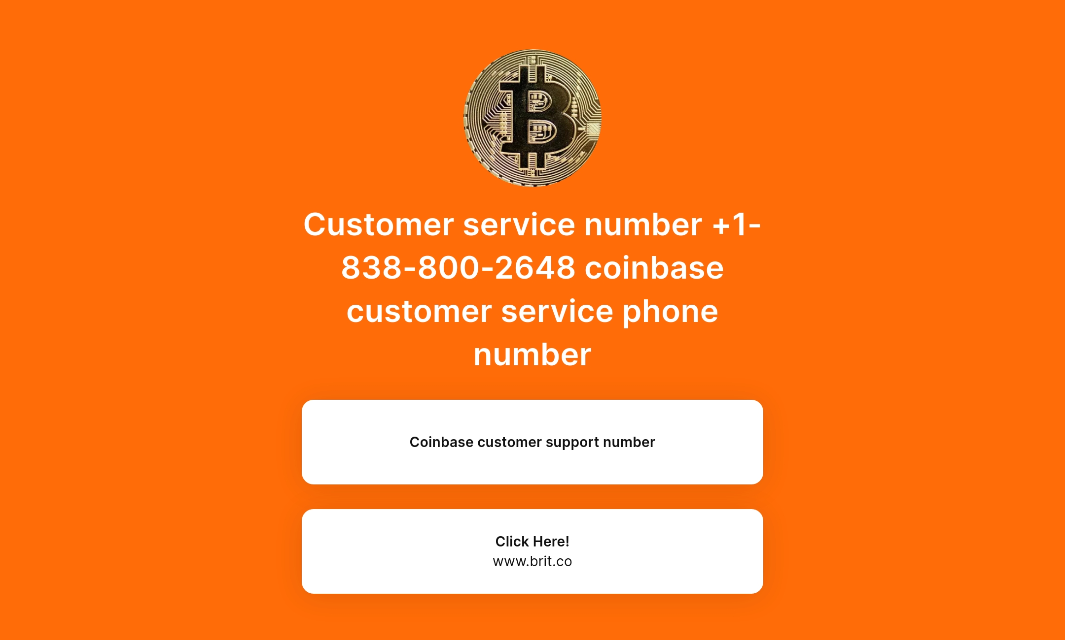 coinbase customer service phone