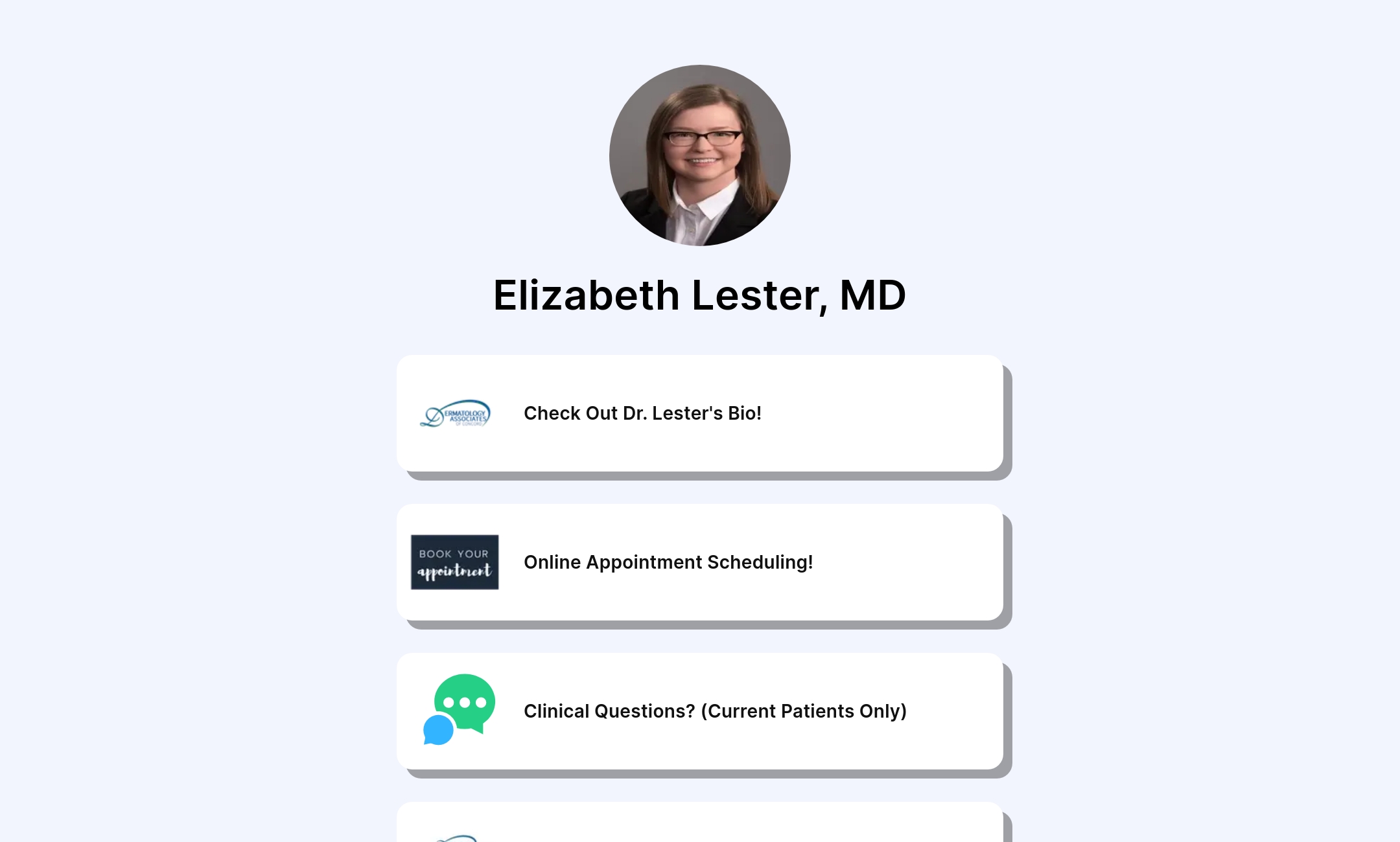 Elizabeth Lester, MD's Flowpage
