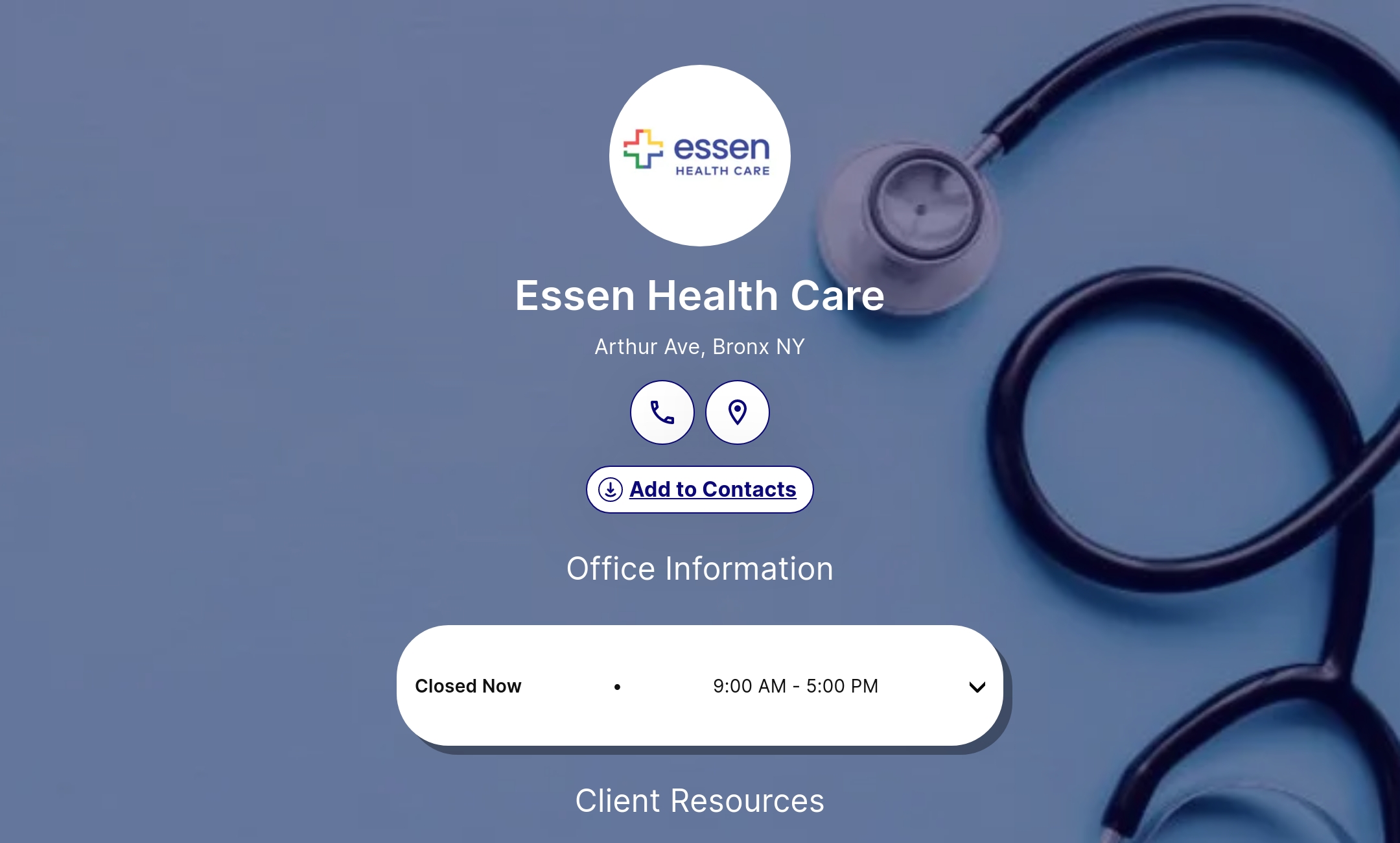 Essen Health Care's Flowpage
