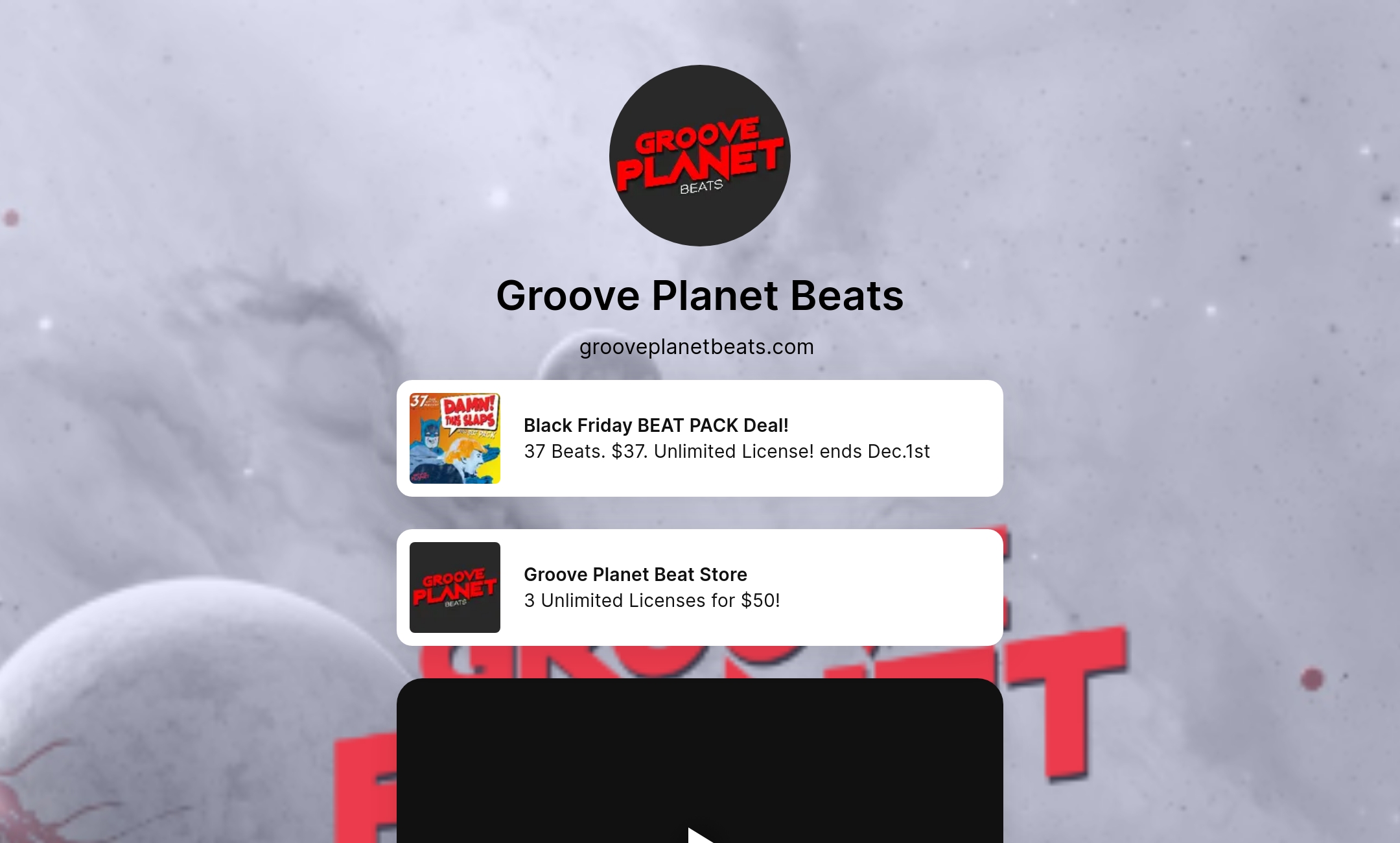 Groove Beats' Flowpage