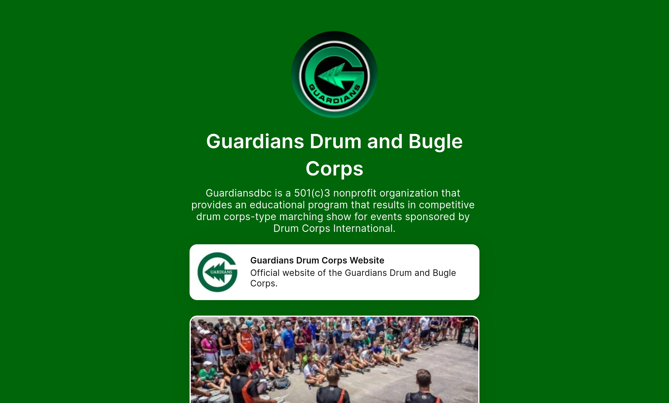Guardians Drum and Bugle Corps' Flowpage