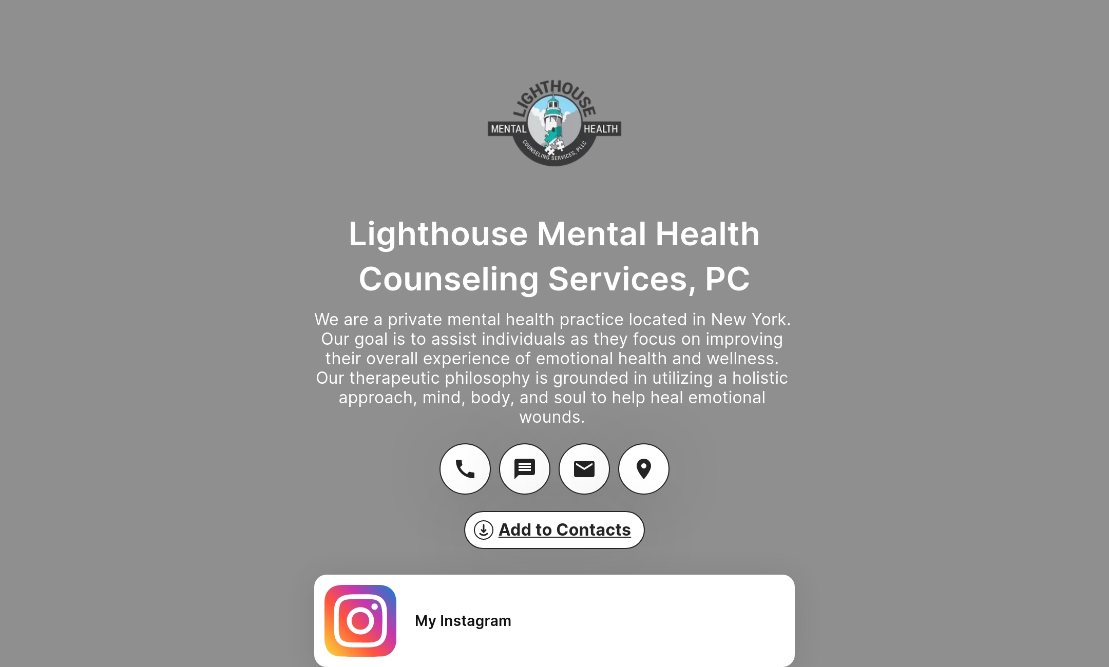 Lighthouse Mental Health Counseling Services, PC's Flowpage