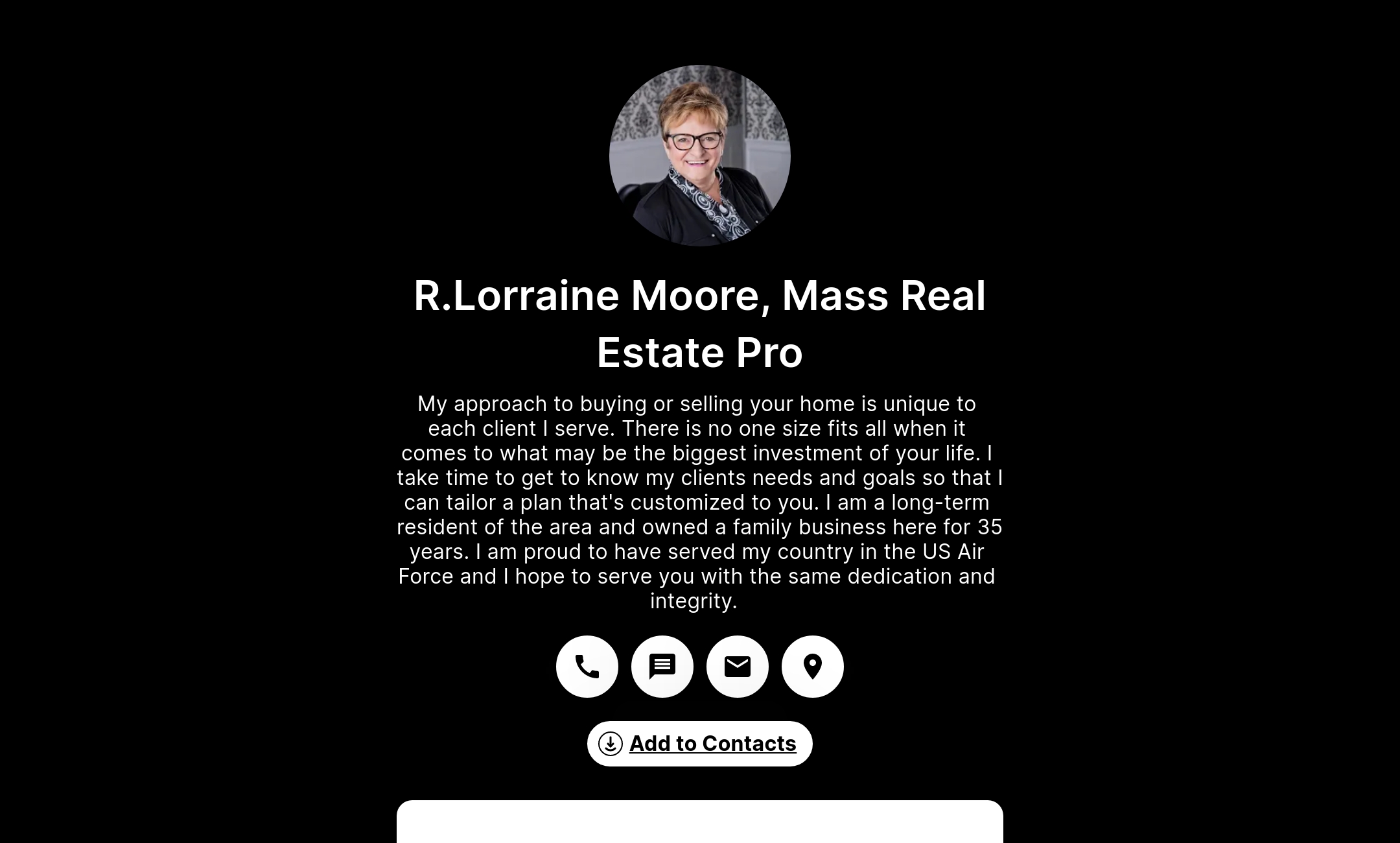 R.Lorraine Moore, Mass Real Estate Pro's Flowpage
