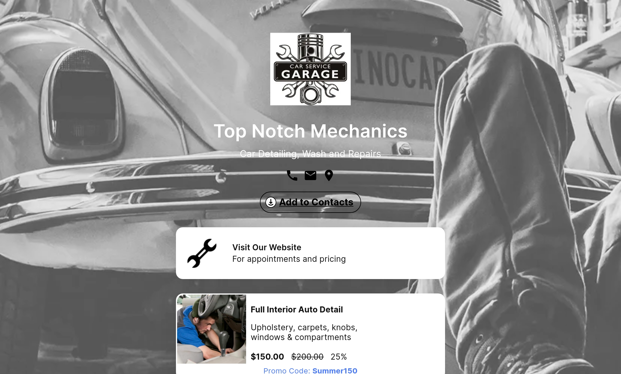 Top Notch Mechanics' Flowpage