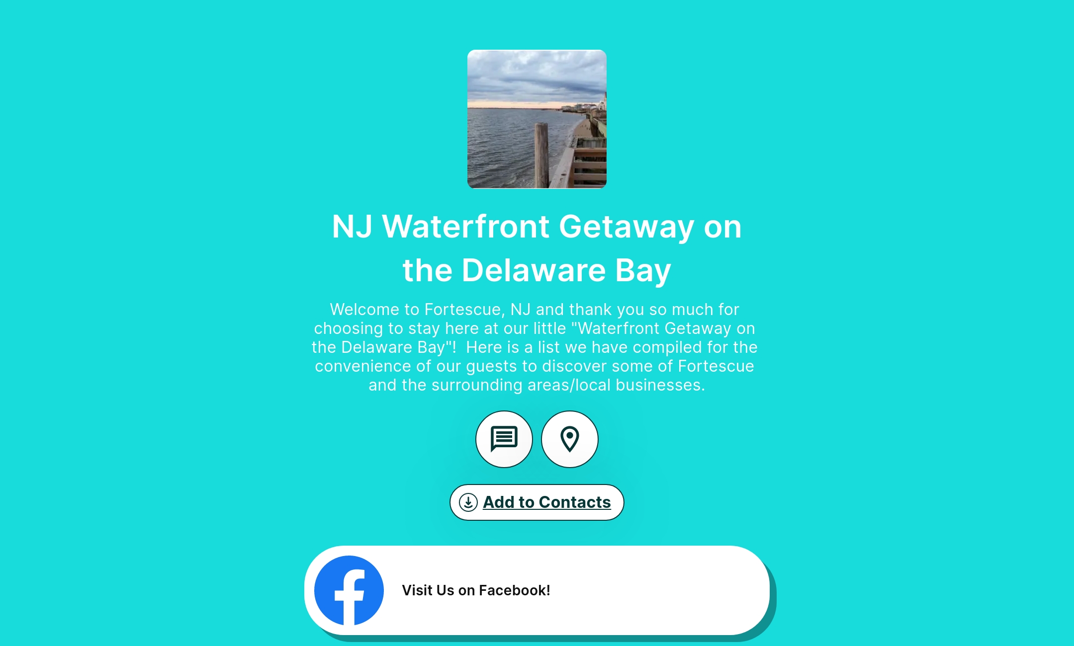 Fortescue NJ Waterfront Rental 