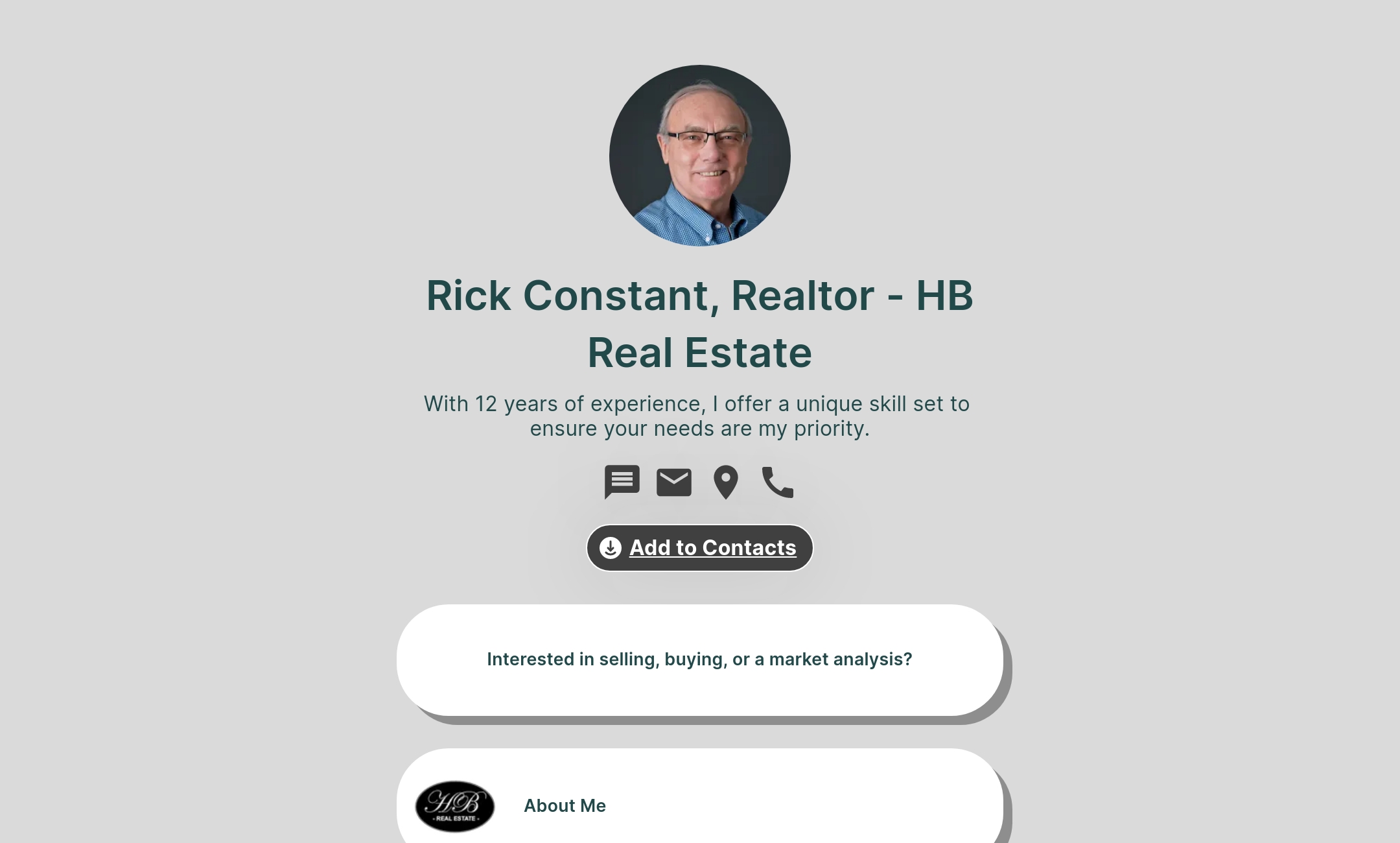 Rick Constant, Realtor HB Real Estate's Flowpage