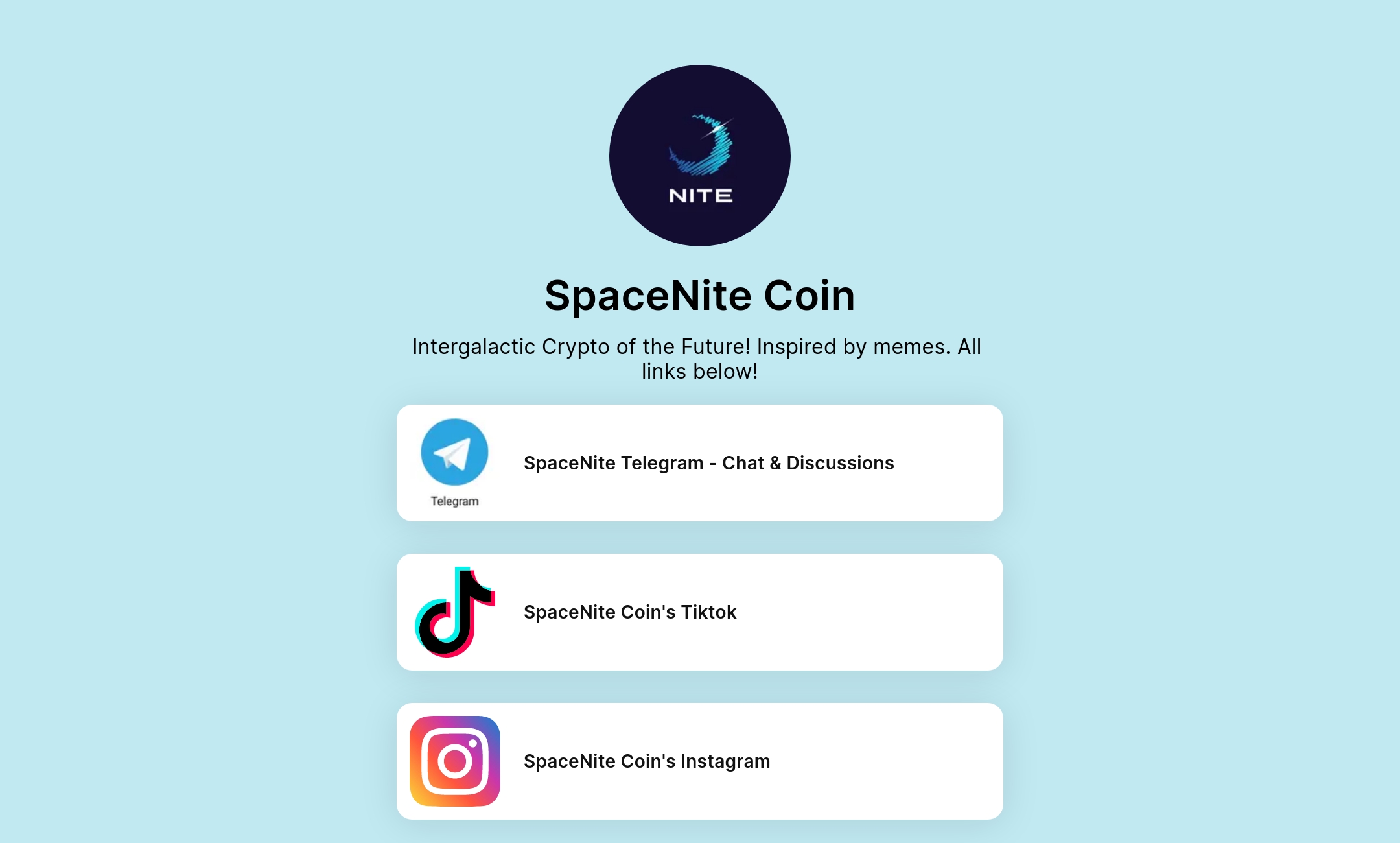 spacenite coin crypto