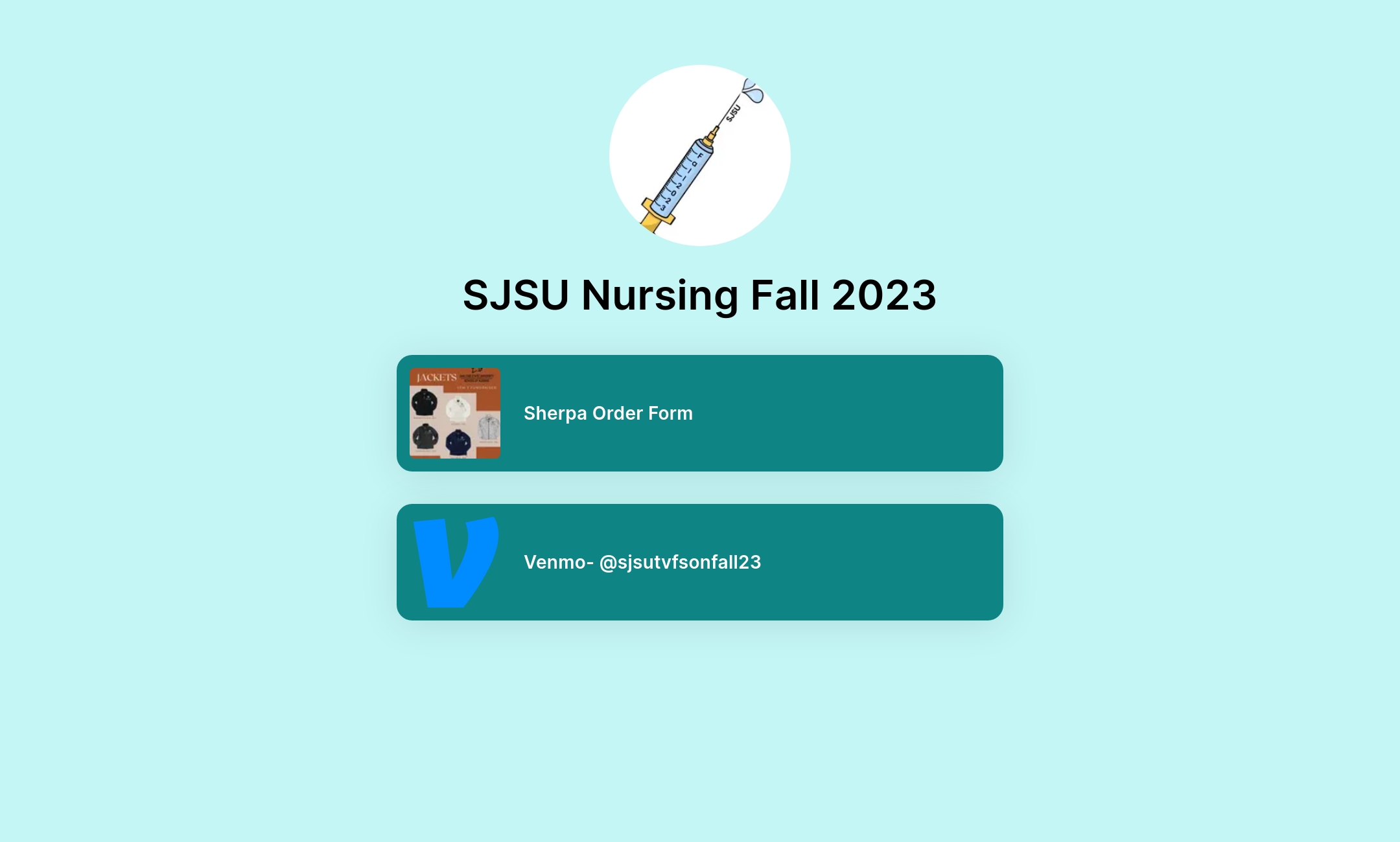 SJSU Nursing Fall 2023's Flowpage