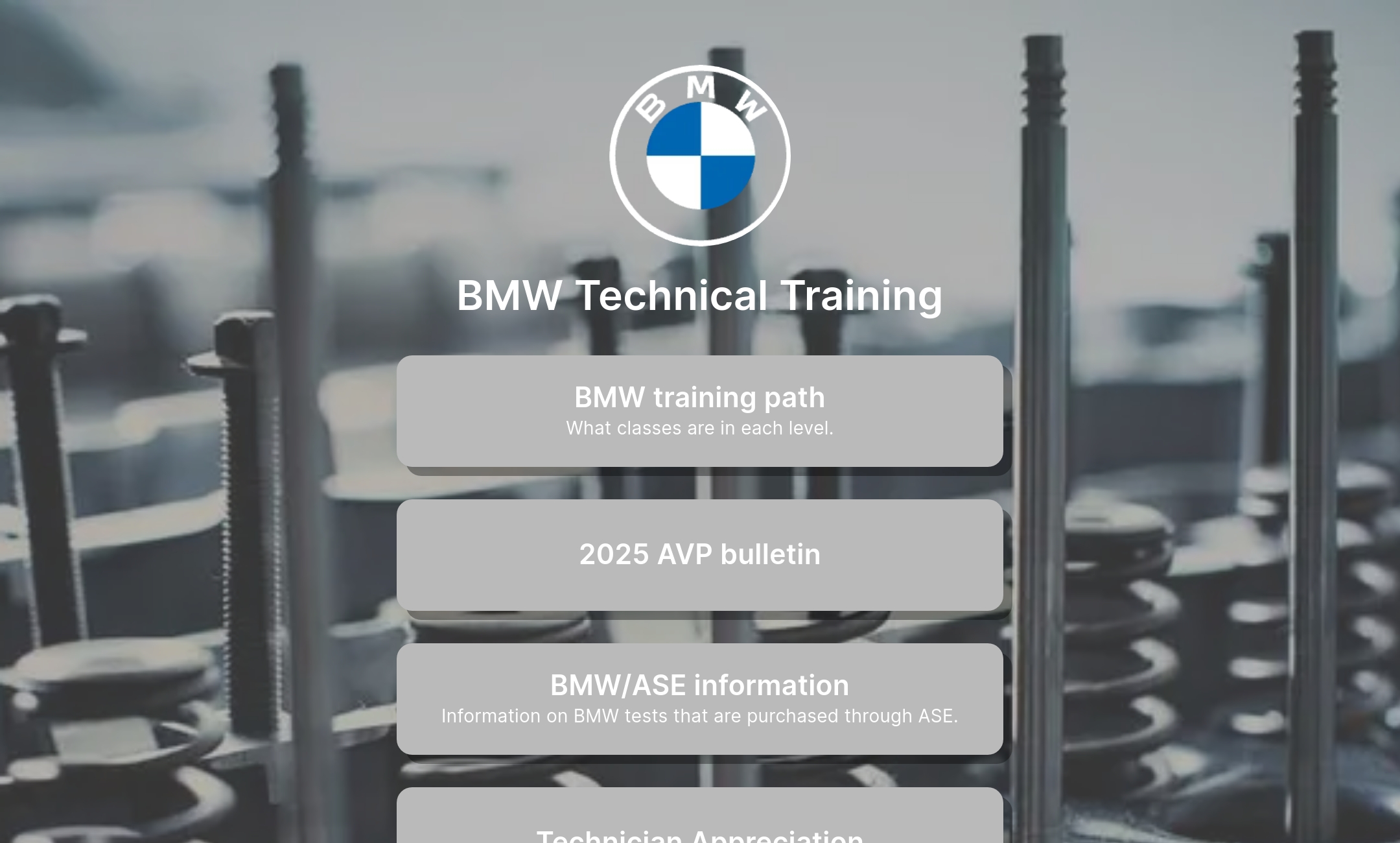 BMW Technical Training 's Flowpage