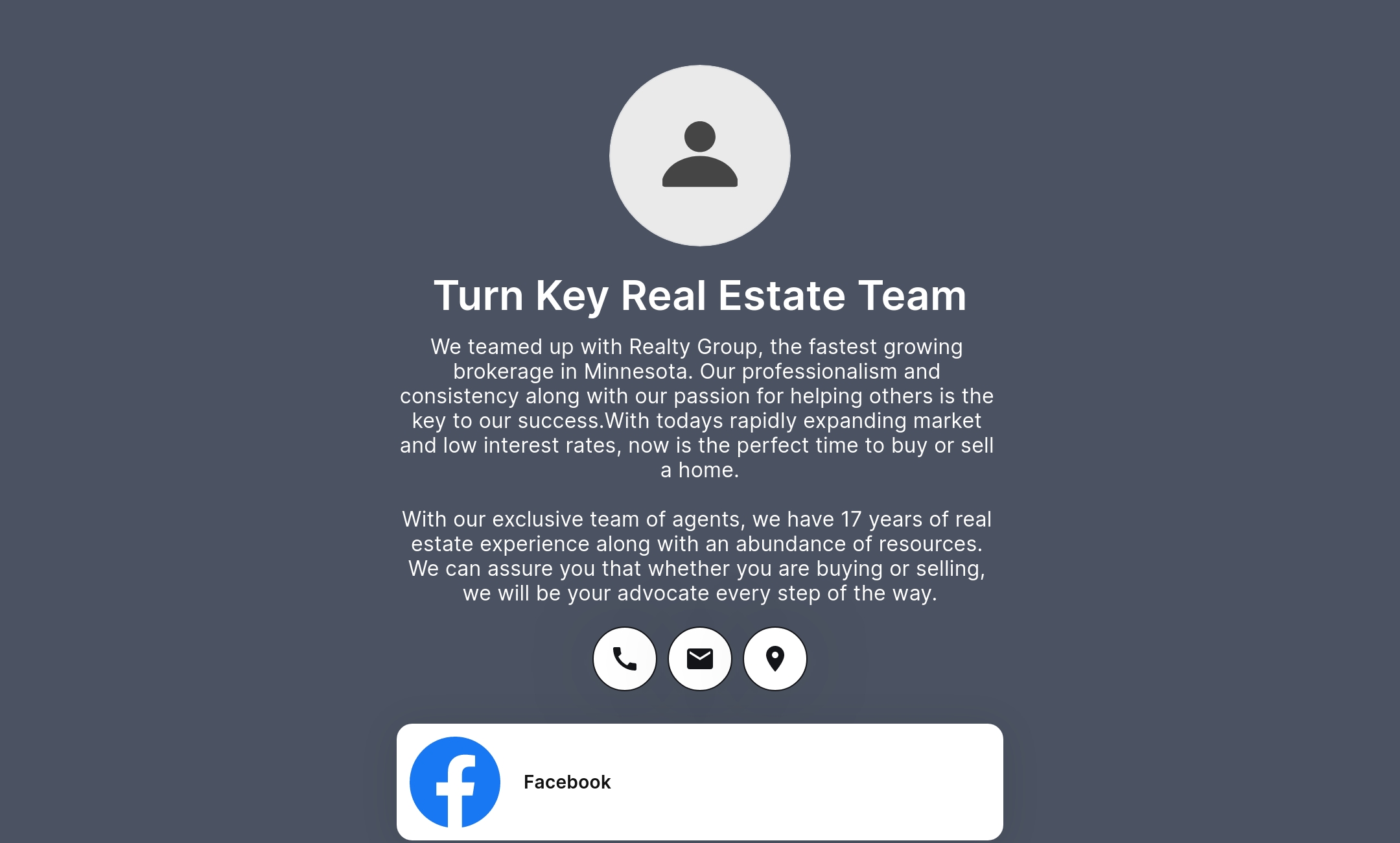 Turn Key Real Estate Team's Flowpage
