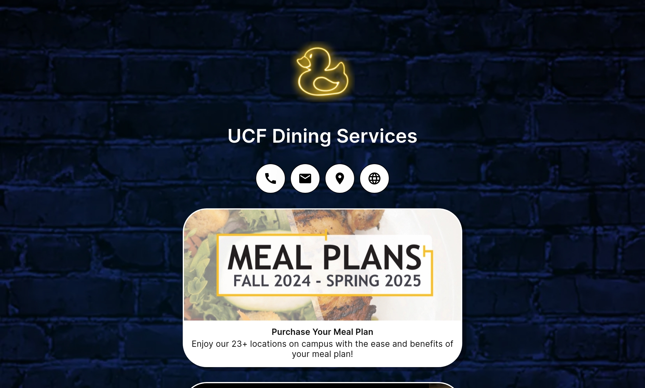 UCF Dining Services' Flowpage