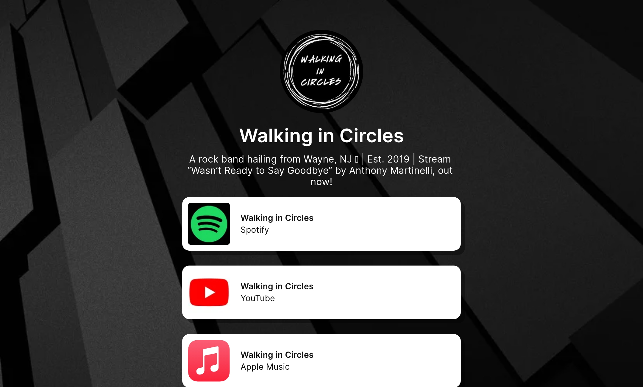 Walking in Circles' Flowpage