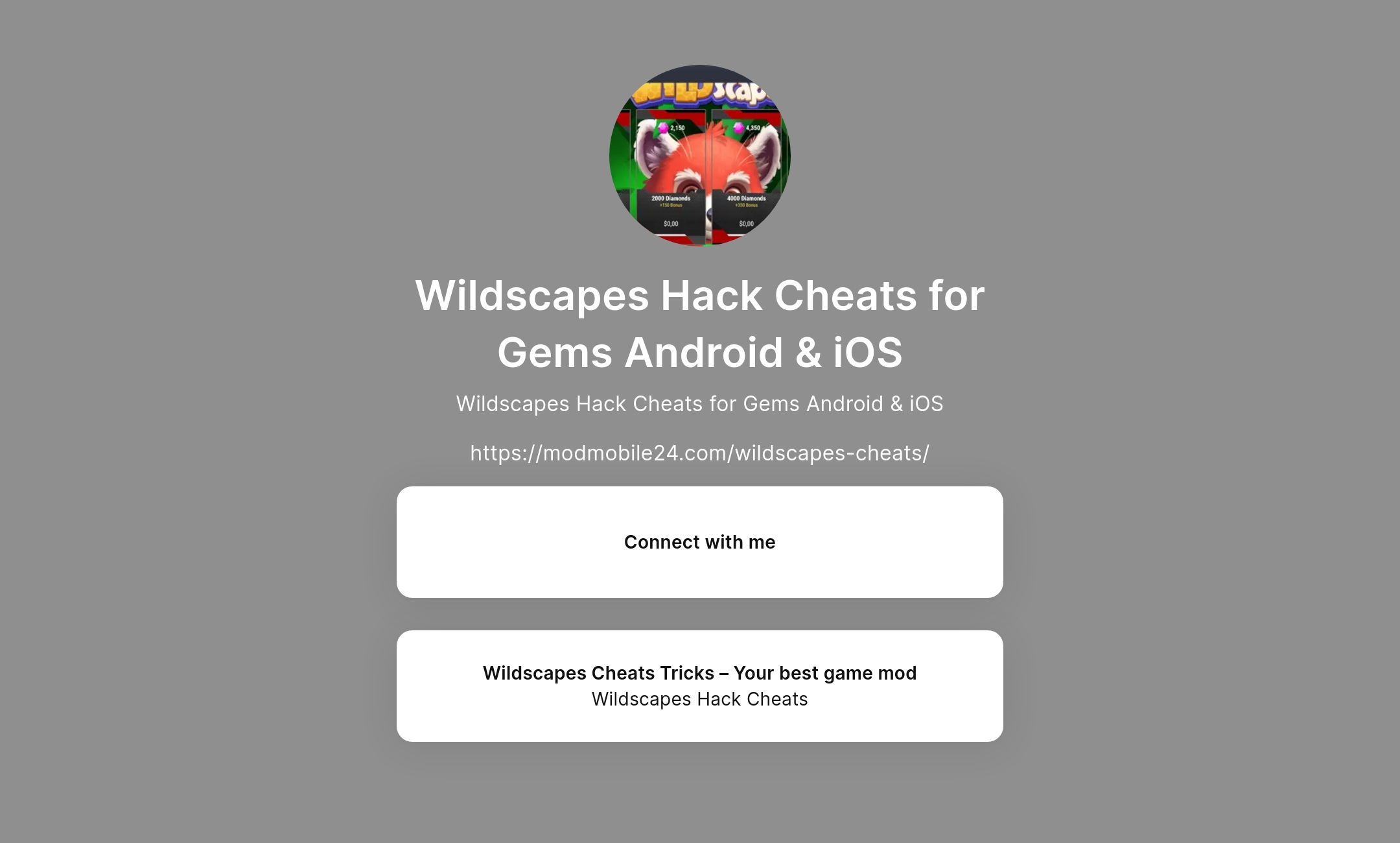 Wildscapes Hack Cheats for Gems Android iOS #39 s Flowpage